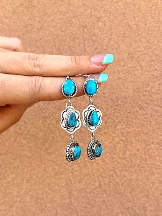 RTS ★ Turquoise Desert Rays Earrings