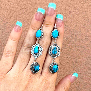 RTS ★ Turquoise Desert Rays Earrings