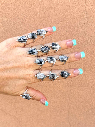 RTS ★ White Buffalo Sideways Ring