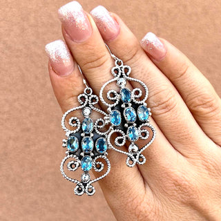 RTS ★ Topaz Chandelier Drop Earrings