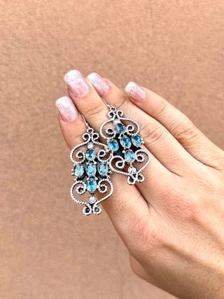 RTS ★ Topaz Chandelier Drop Earrings