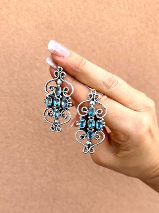 RTS ★ Topaz Chandelier Drop Earrings