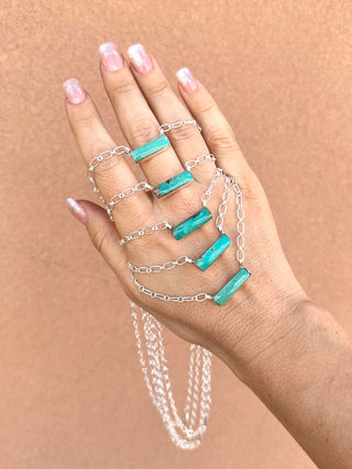 RTS ★ Green Mini Bar Necklace