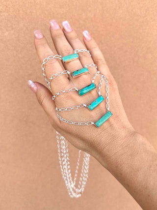 RTS ★ Green Mini Bar Necklace