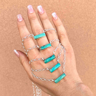 RTS ★ Green Mini Bar Necklace