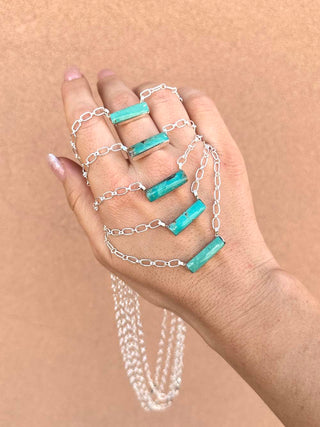 RTS ★ Green Mini Bar Necklace