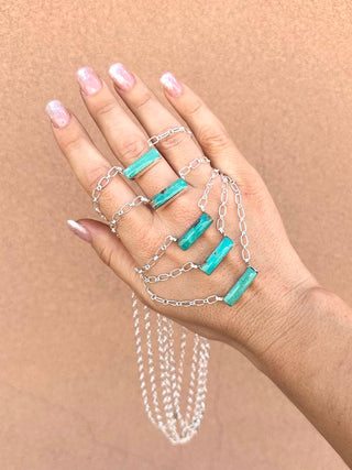 RTS ★ Green Mini Bar Necklace