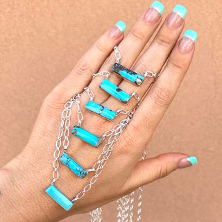 RTS ★ Blue Mini Bar Necklace