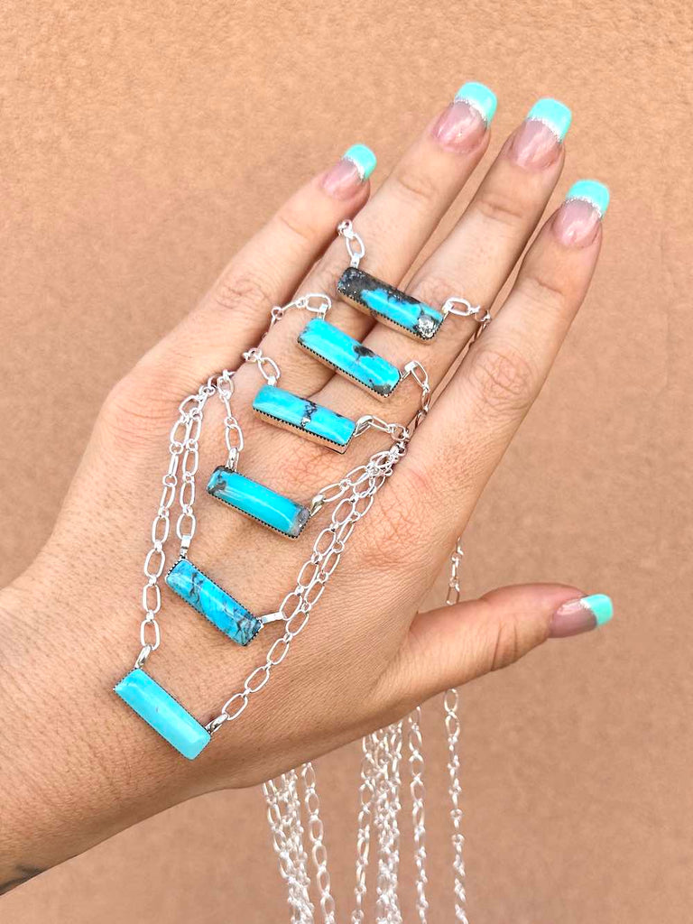 RTS ★ Mini Bar Necklace ★ BLUE