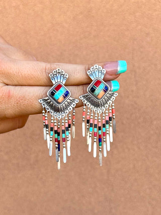 RTS ★ Colorful On The Fringe Earrings