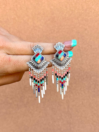RTS ★ Colorful On The Fringe Earrings