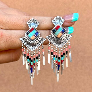 RTS ★ Colorful On The Fringe Earrings