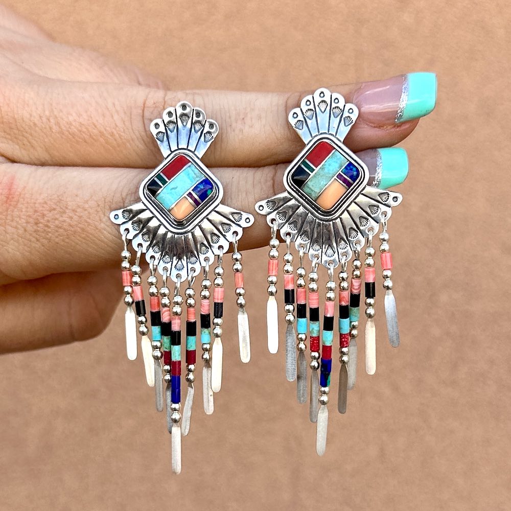 RTS ★ ON THE FRINGE Earrings ★ COLORFUL