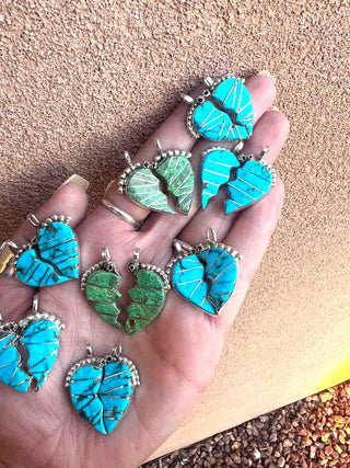 RTS ★ Zuni Twin Heart Necklace