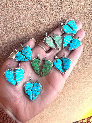 RTS ★ Zuni Twin Heart Necklace