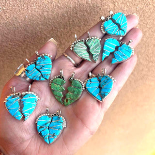 RTS ★ Zuni Twin Heart Necklace