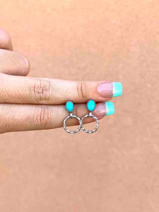 RTS ★ Turquoise Lil Loop Earrings