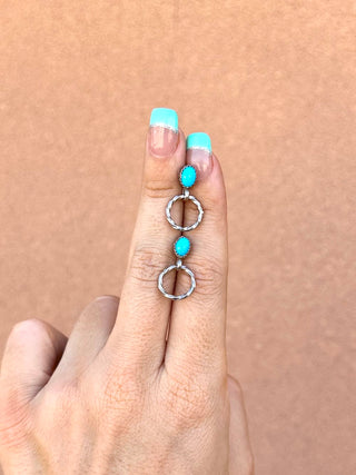 RTS ★ Turquoise Lil Loop Earrings