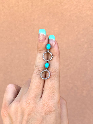 RTS ★ Turquoise Lil Loop Earrings