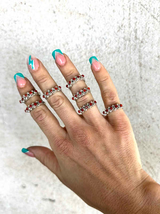 RTS ★ Coral Stacker Ring