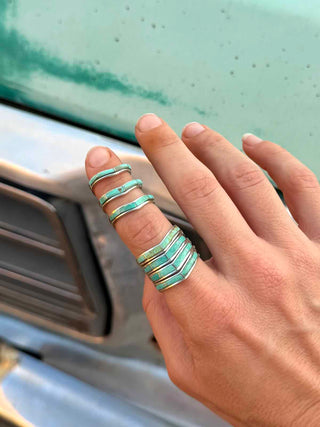 RTS ★ Sea Green Chevron Stacker