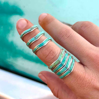 RTS ★ Sea Green Chevron Stacker