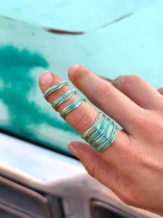 RTS ★ Sea Green Chevron Stacker