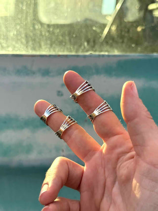 RTS ★ White Buffalo Inlay Cuff Ring