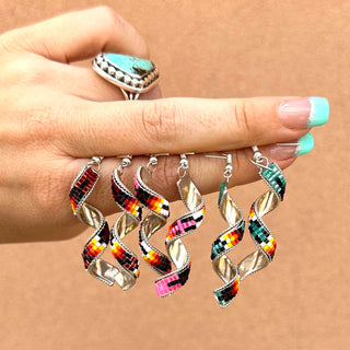 RTS ★ Beaded Swirl Earrings