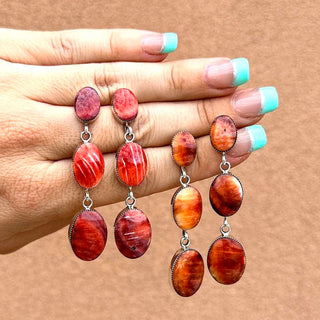 RTS ★ Desert Sunset Earrings ★ Spiny Oyster