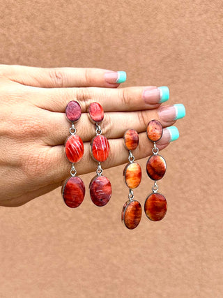 RTS ★ Desert Sunset Earrings ★ Spiny Oyster