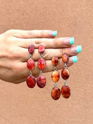 RTS ★ Desert Sunset Earrings ★ Spiny Oyster