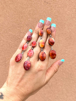 RTS ★ Desert Sunset Earrings ★ Spiny Oyster