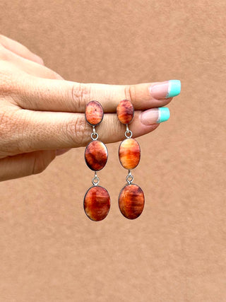 RTS ★ Desert Sunset Earrings ★ Spiny Oyster