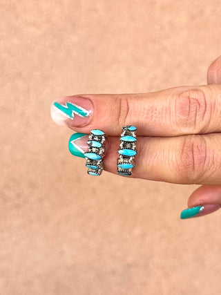 RTS ★ 5 Stone Marquise Studs