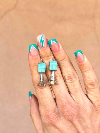 RTS ★ Rectangle Squash Blossom Earrings