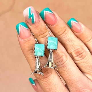 RTS ★ Rectangle Squash Blossom Earrings