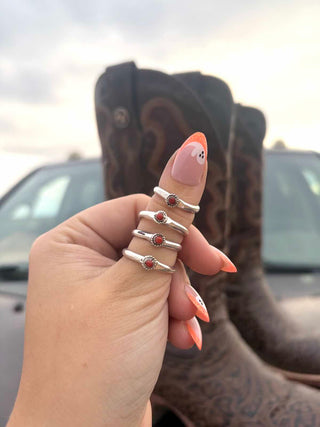 RTS ★ Staple Red Coral Ring