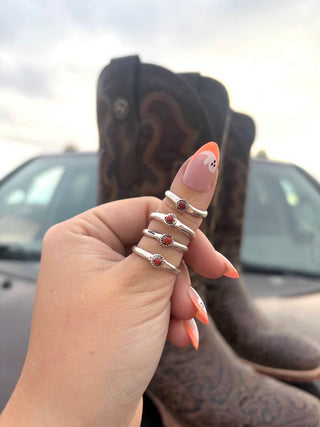 RTS ★ Staple Red Coral Ring