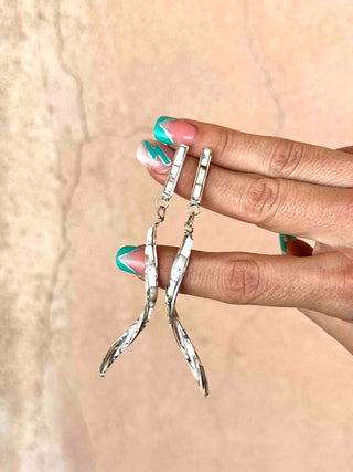 RTS ★ Spiral Drop Earrings ★ Wild Horse