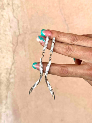 RTS ★ Spiral Drop Earrings ★ Wild Horse