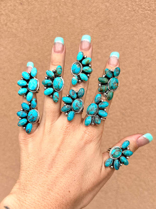 RTS ★ Navajo Half Cluster Ring