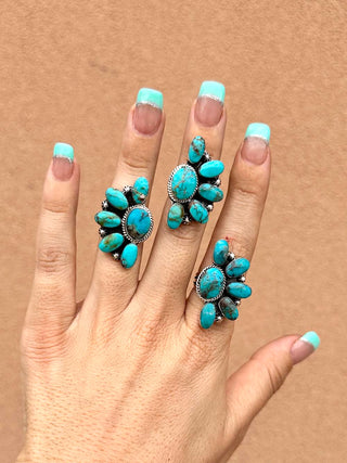 RTS ★ Navajo Half Cluster Ring