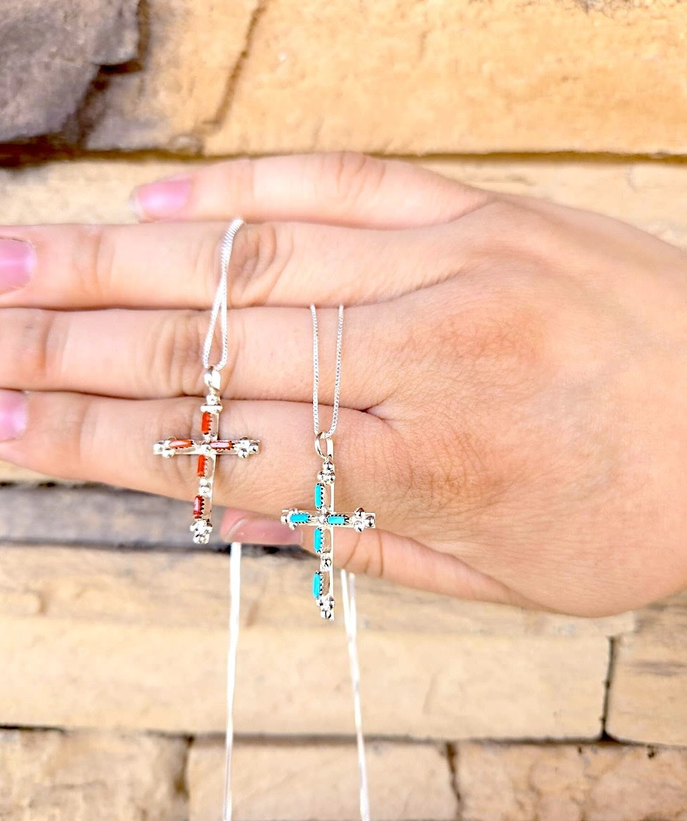 RTS ☆ Heaven Sent Cross Necklace – Turquoise Tuesday