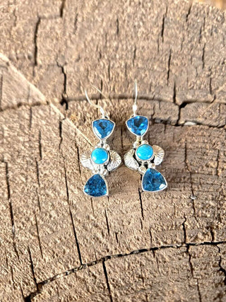 RTS ★ Blue Treble Earrings
