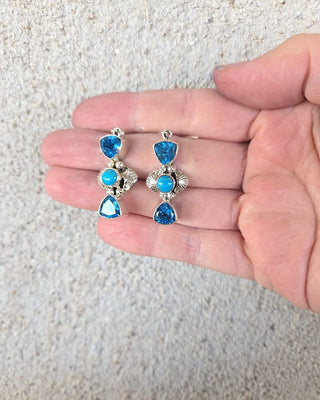 RTS ★ Blue Treble Earrings