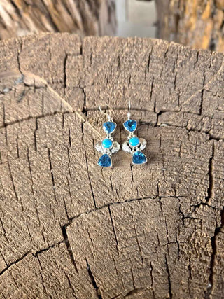 RTS ★ Blue Treble Earrings