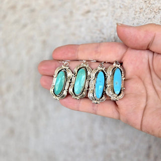 RTS ★ Ornate Turquoise Drop Earrings