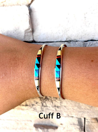 RTS ★ Zuni Precious Inlay Cuff
