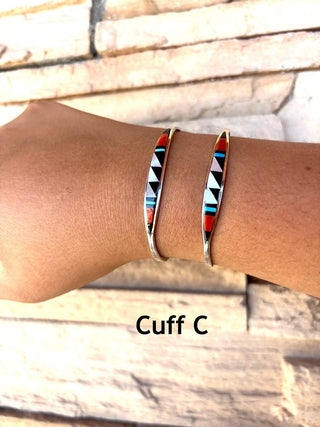 RTS ★ Zuni Precious Inlay Cuff